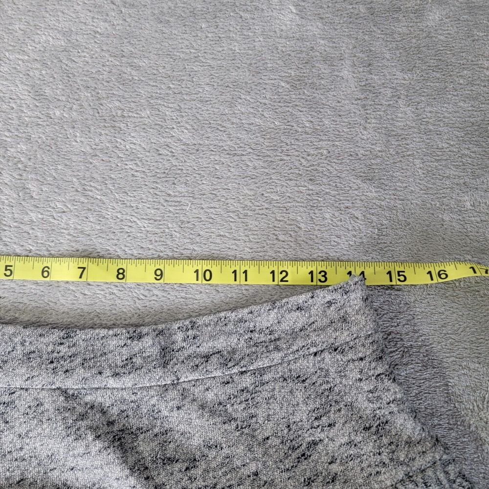Derek Lam 10 Crosby Women's Gray Elastic Waist Side Zip Mini Ruffle Skirt Size 2 - Picture 4 of 9
